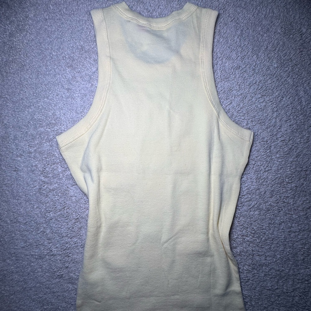 Strawberry Shortcake Berry Farm Junior's Yellow Tank Top - Picture 3 of 3